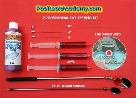 Pro Kit – Swimming Pool Leak Detection Kit